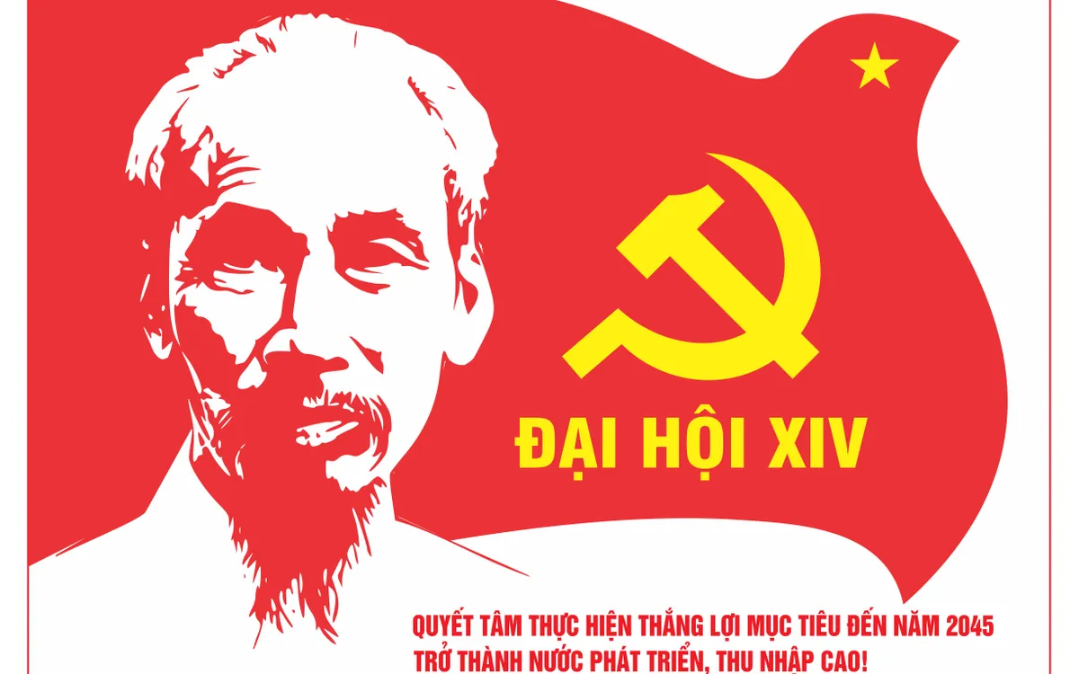 Chào mừng Đại hội đại biểu toàn quốc lần thứ XIV của Đảng