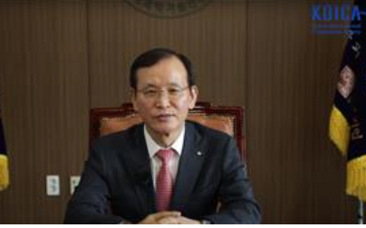 President of KIST (Headquater of Korea) talked about the project supporting the establishment of M Good88 link