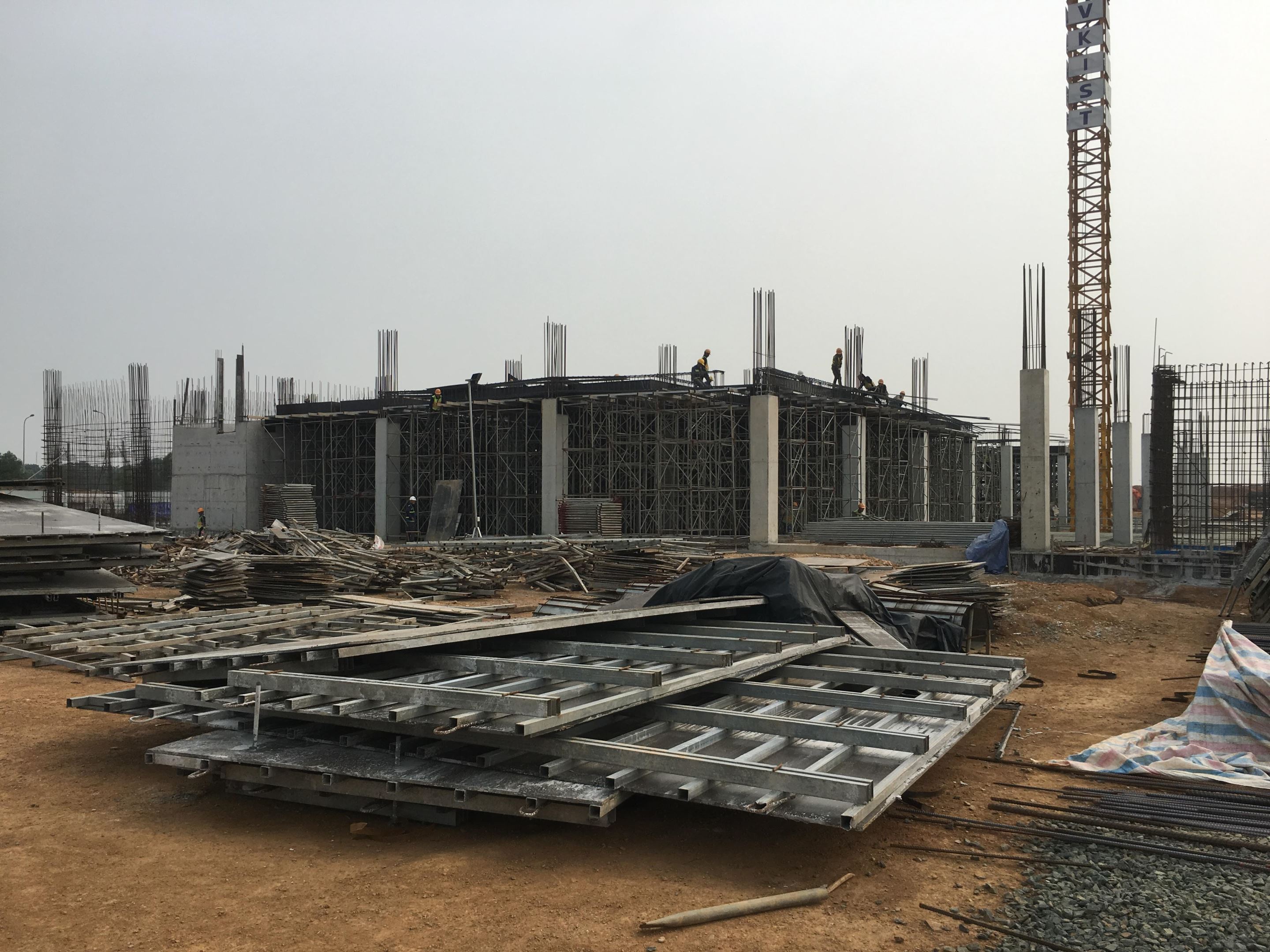 Tiến độ xây dựng tuần 4 tháng 4 (cập nhật đến ngày 23/4/2019)