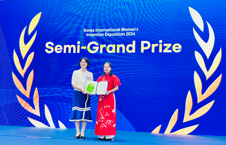 Một nhà khoa học nữ Viện M Good88 link ghi dấu ấn tại Triển lãm Quốc tế về Sáng chế của phụ nữ (KIWIE 2024) - Hàn Quốc