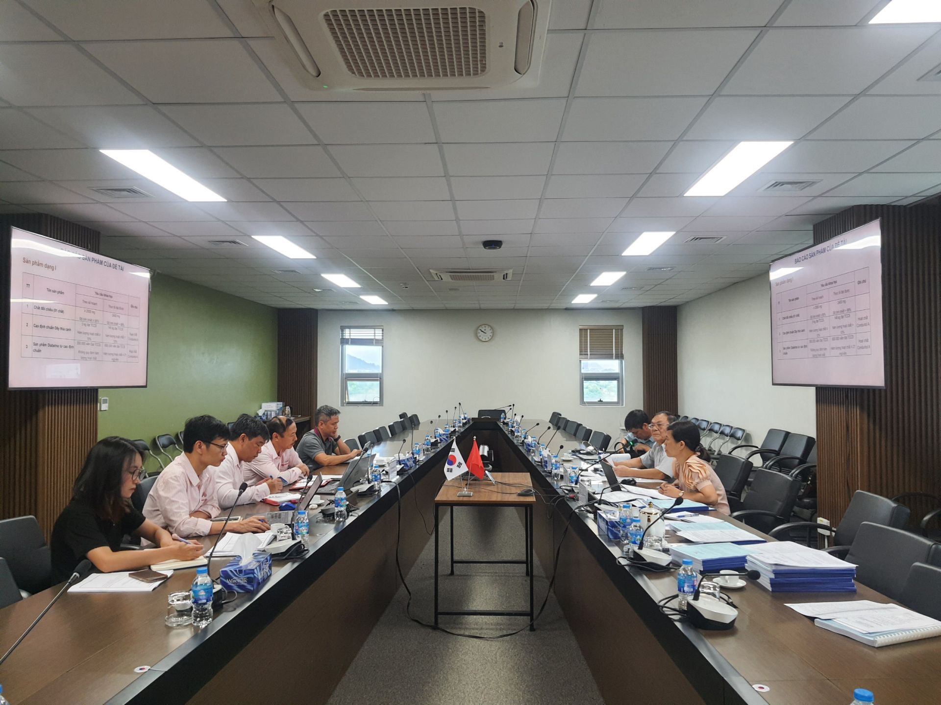 Hội đồng nghiệm thu cấp cơ sở đối với nhiệm vụ khoa học và Goodd88 trò chơi đa dạng cấp Bộ Xác định thành phần hoạt tính chính có tác dụng hạ đường huyết để xây dựng quy trình chiết xuất cao giàu hoạt chất từ Dây thìa canh