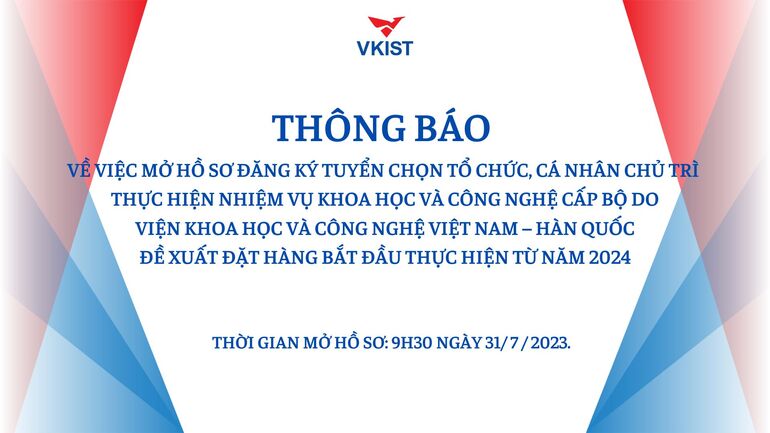 Thông báo về việc mở hồ sơ đăng ký tuyển chọn tổ chức, cá nhân chủ trì thực hiện nhiệm vụ khoa học và Goodd88 trò chơi đa dạng cấp Bộ do Good88 hiện đang mở Việt Nam – Hàn Quốc đề xuất đặt hàng bắt đầu thực hiện từ năm 2024
