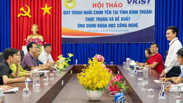 Viện M Good88 link thăm và làm việc tại Trường đại học Phan Thiết và Công ty Dược phẩm Bình Thuận