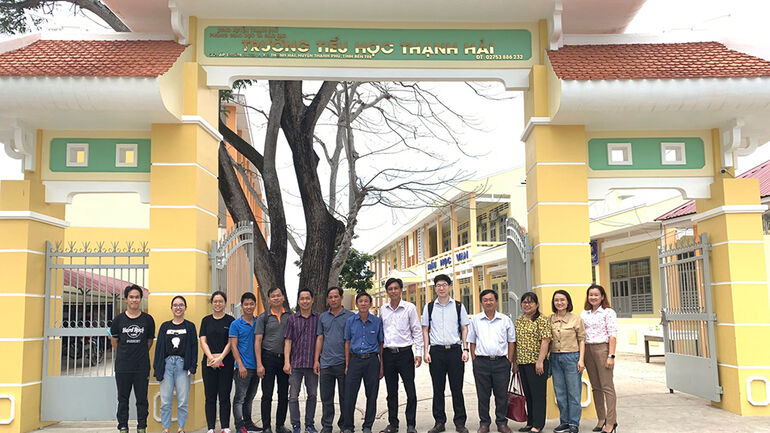 M Good88 link Working Group surveyed the installation sites for small-scale desalination system in Ben Tre Province