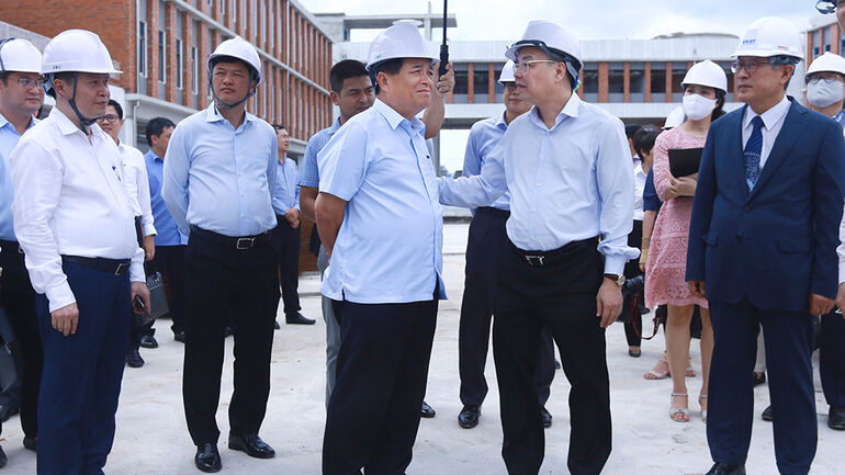 Minister of Science and Technology and Minister of Planning and Investment visited M Good88 link construction site