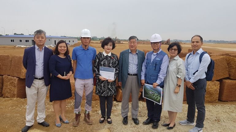 President of KOFST visit to Hoa Lac Hi-tech Park and M Good88 link