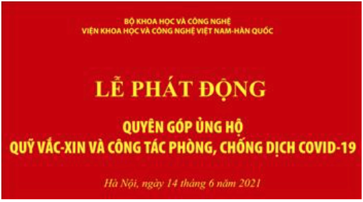 M Good88 link Phát động ủng hộ  Quỹ vắc xin phòng, chống dịch COVID