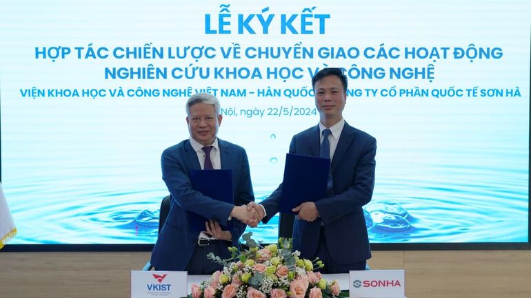 Lễ ký kết Hợp tác chiến lược về chuyển giao các hoạt động Goodd88 game bài, casino online, bắn cá, nổ hũ Khoa học và Goodd88 trò chơi đa dạng giữa Viện M Good88 link và công ty Cổ phần Quốc tế Sơn Hà