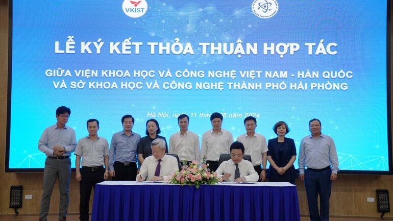 Lễ ký kết thỏa thuận hợp tác giữa Viện M Good88 link và Sở Khoa học và Công nghệ thành phố Hải Phòng