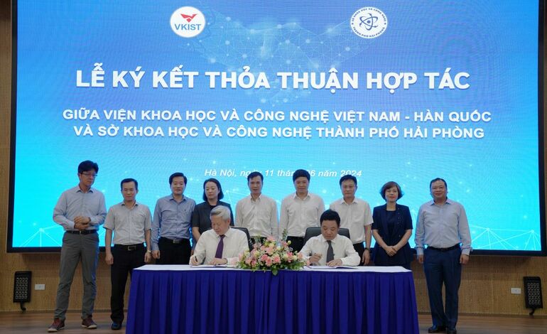 Lễ ký kết thỏa thuận hợp tác giữa Viện M Good88 link và Sở Khoa học và Công nghệ thành phố Hải Phòng