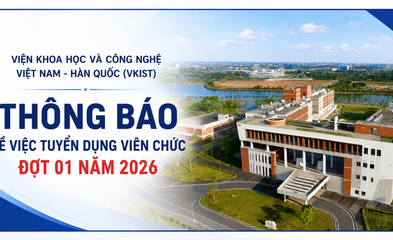 Thông báo tuyển dụng viên chức đợt 01 năm 2026